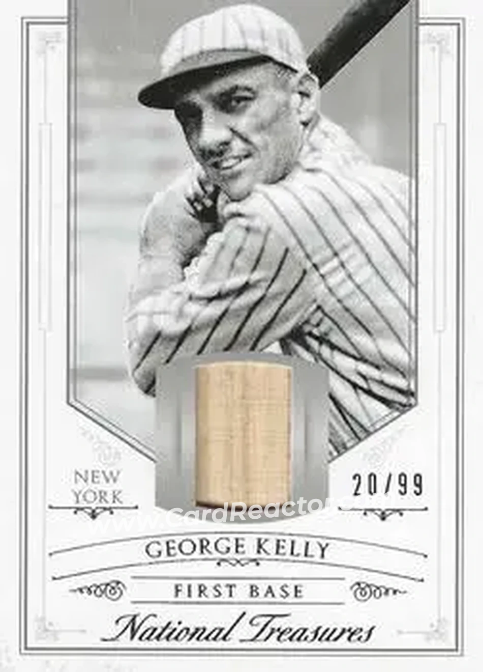 2015 Panini National Treasures #15 - George Kelly - New York Giants - Front