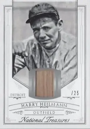 2015 Panini National Treasures #19 - Harry Heilmann - Detroit Tigers