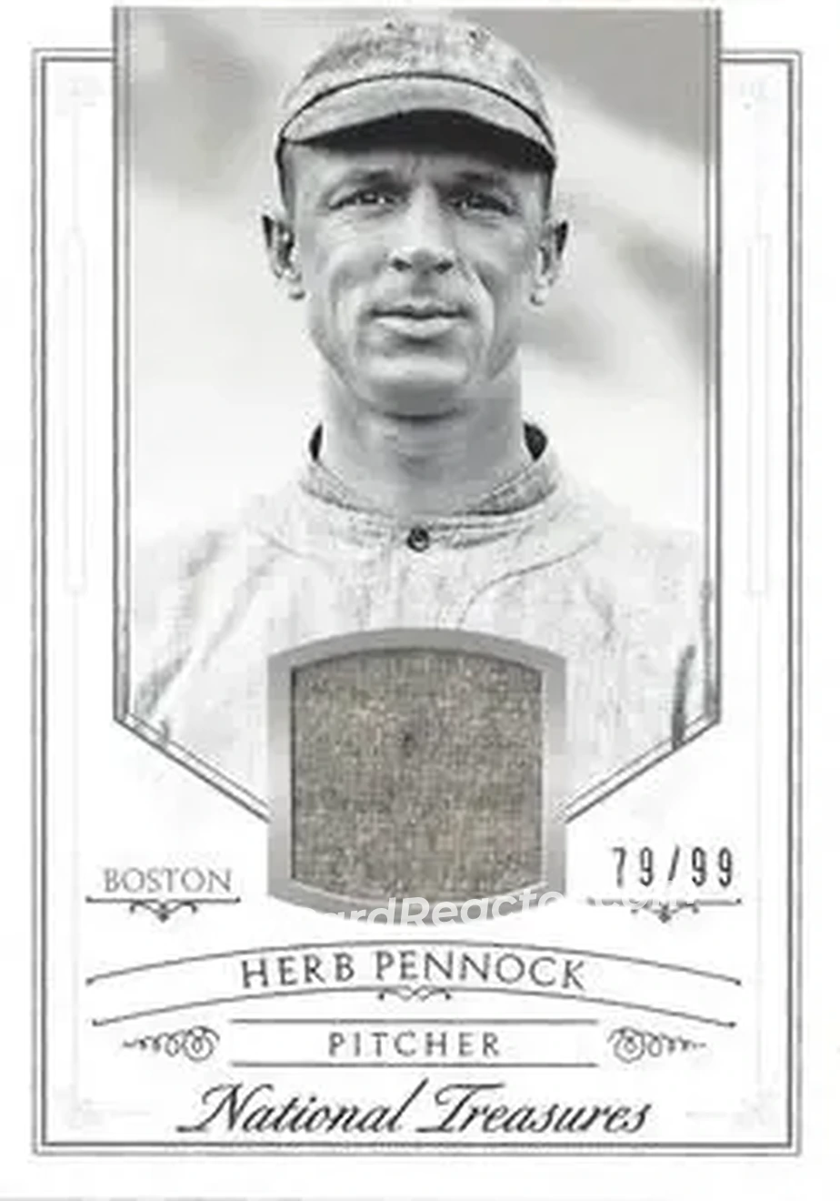 2015 Panini National Treasures #21 - Herb Pennock - Boston Red Sox - Front