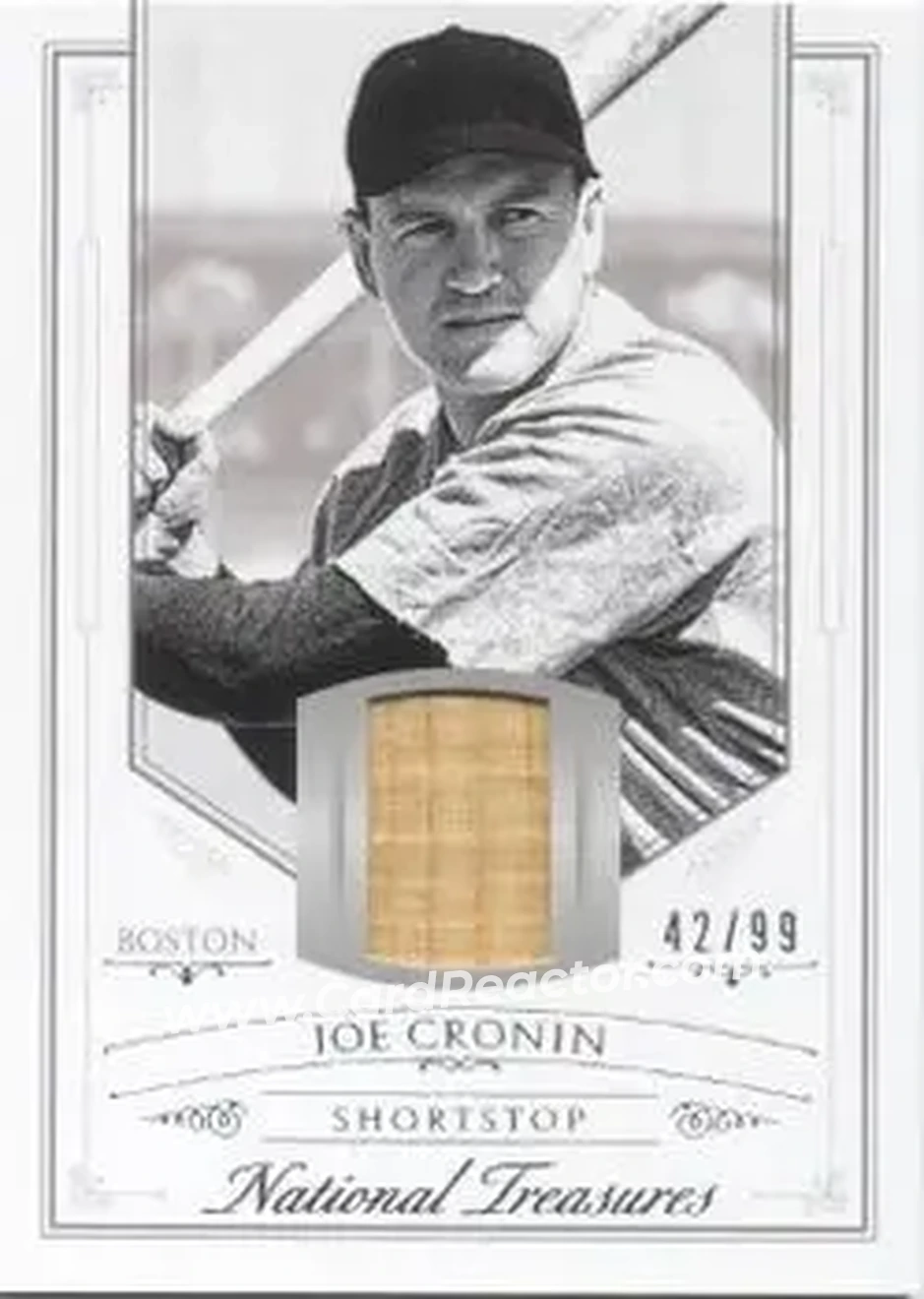 2015 Panini National Treasures #25 - Joe Cronin - Boston Red Sox - Front