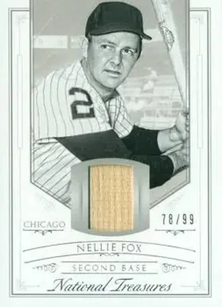 2015 Panini National Treasures #38 - Nelson Fox - Chicago White Sox