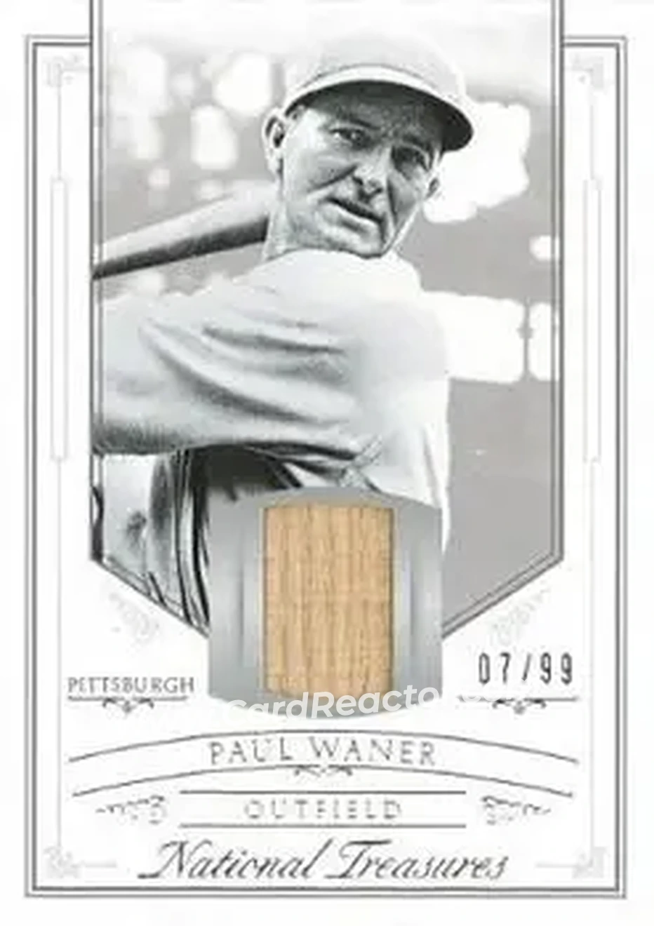 2015 Panini National Treasures #39 - Paul Waner - Pittsburgh Pirates - Front