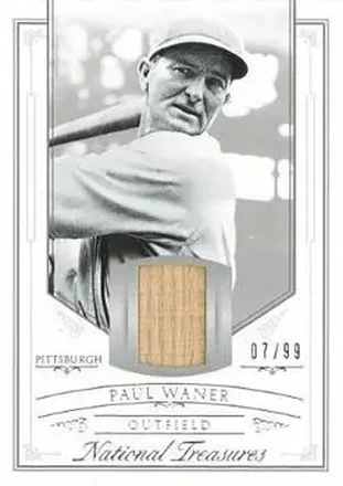 2015 Panini National Treasures #39 - Paul Waner - Pittsburgh Pirates
