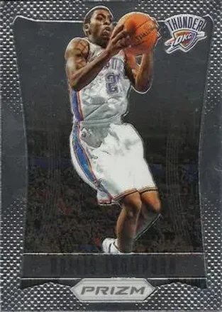 2012-13 Panini Prizm #52 - Hollis Thompson - Oklahoma City Thunder 2012-13 Panini Prizm #52 - Hollis Thompson - Oklahoma City Thunder