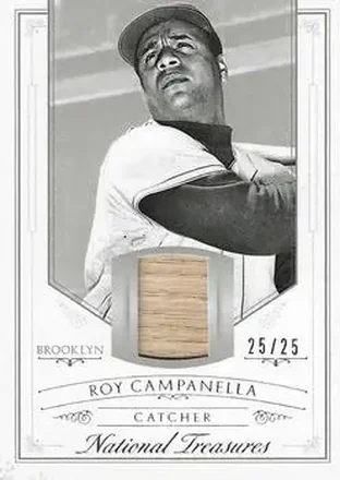 2015 Panini National Treasures #46 - Roy Campanella - Brooklyn Dodgers