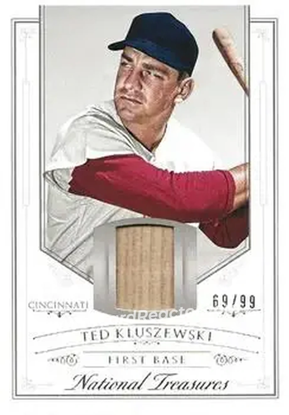 2015 Panini National Treasures #49 - Ted Kluszewski - Cincinnati Reds - Front