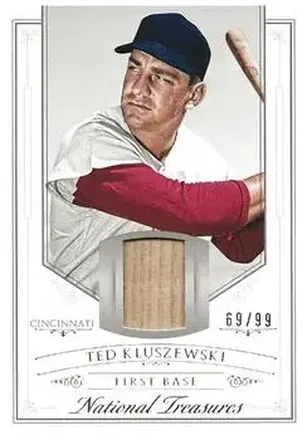 2015 Panini National Treasures #49 - Ted Kluszewski - Cincinnati Reds