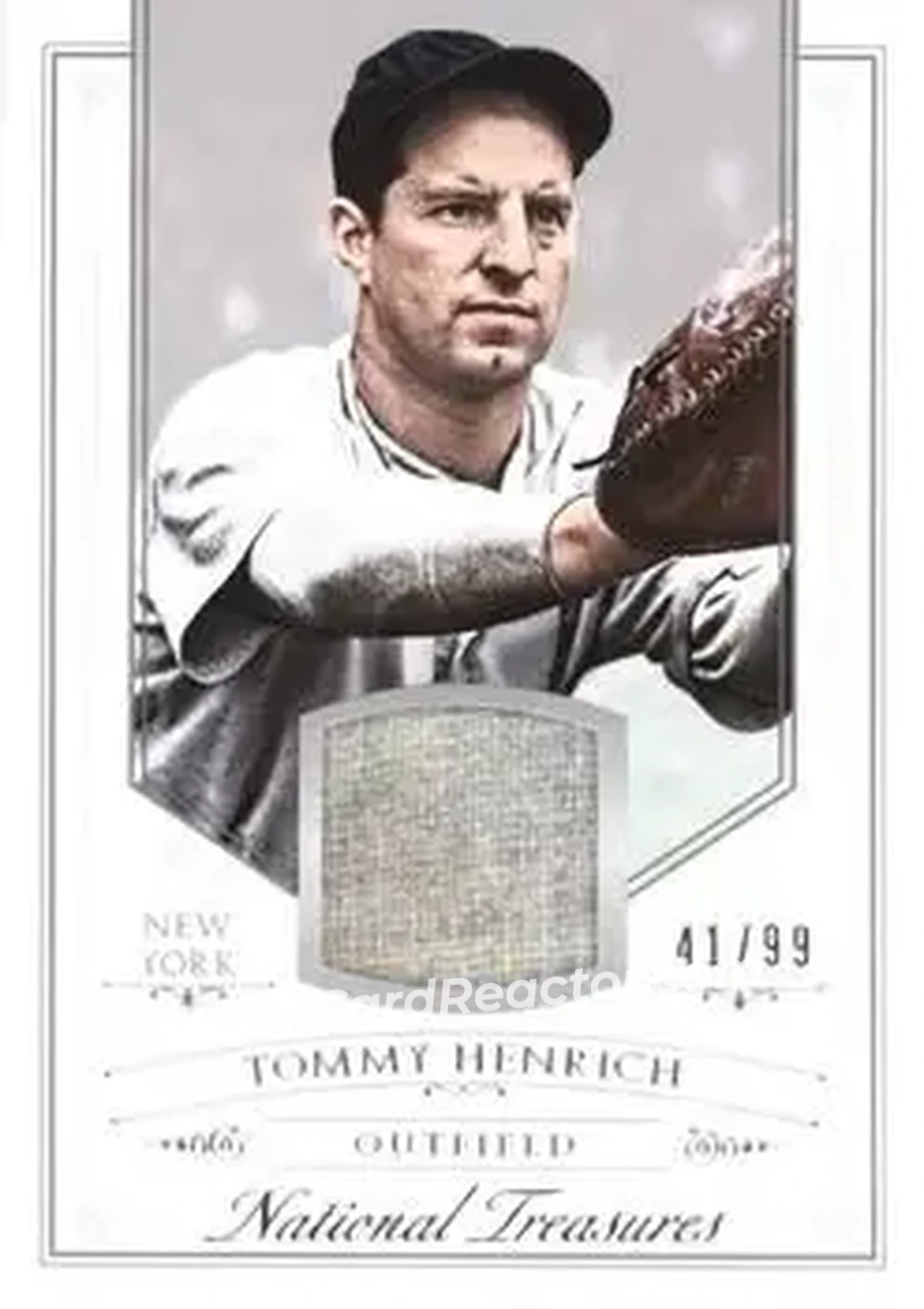 2015 Panini National Treasures #52 - Tommy Henrich - New York Yankees - Front