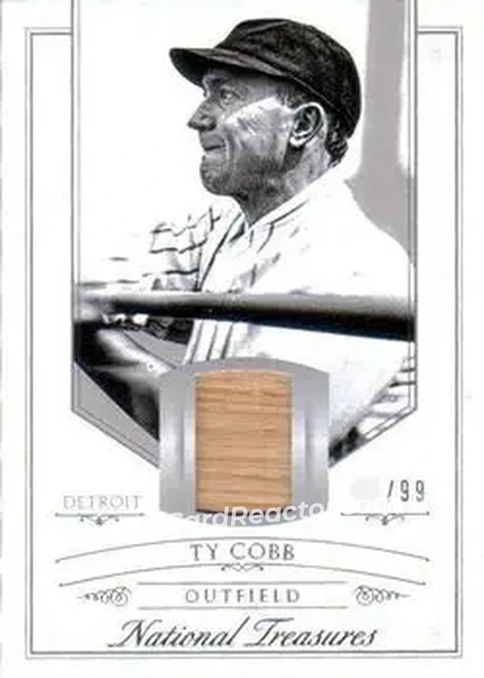 2015 Panini National Treasures #55 - Ty Cobb - Detroit Tigers - Front