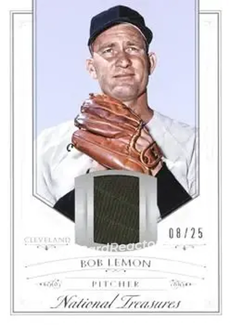 2015 Panini National Treasures #61 - Bob Lemon - Cleveland Indians - Front