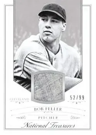 2015 Panini National Treasures #65 - Bob Feller - Cleveland Indians