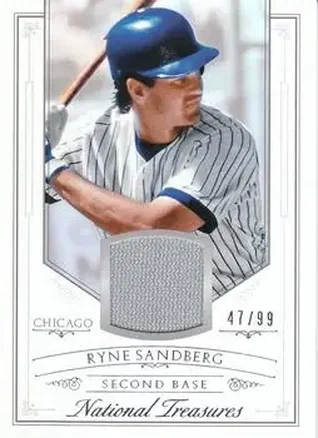 2015 Panini National Treasures #98 - Ryne Sandberg - Chicago Cubs