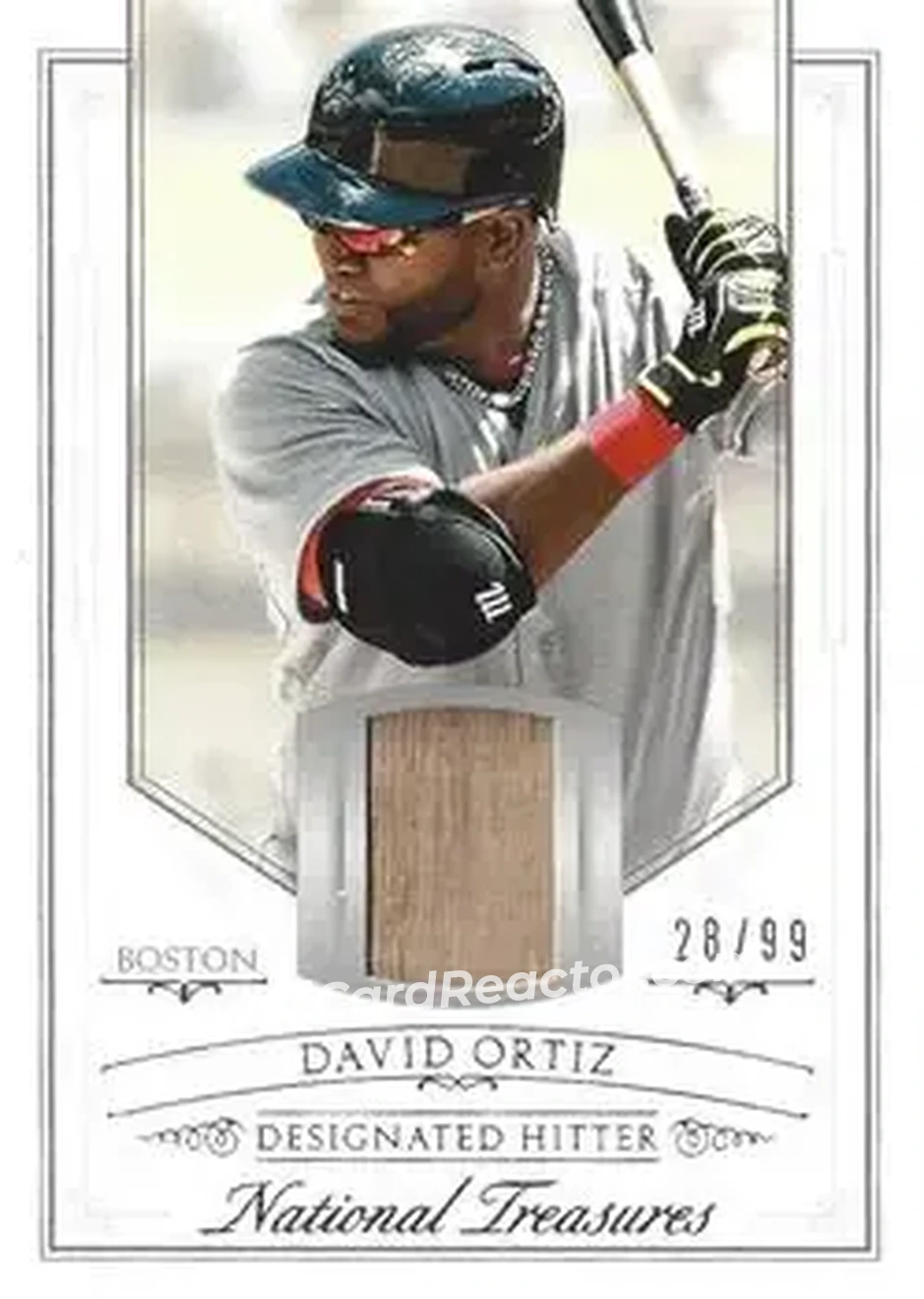 2015 Panini National Treasures #137 - David Ortiz - Boston Red Sox - Front