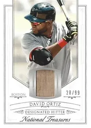 2015 Panini National Treasures #137 - David Ortiz - Boston Red Sox