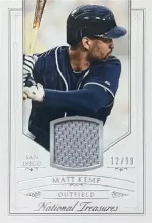 2015 Panini National Treasures #142 - Matt Kemp - San Diego Padres