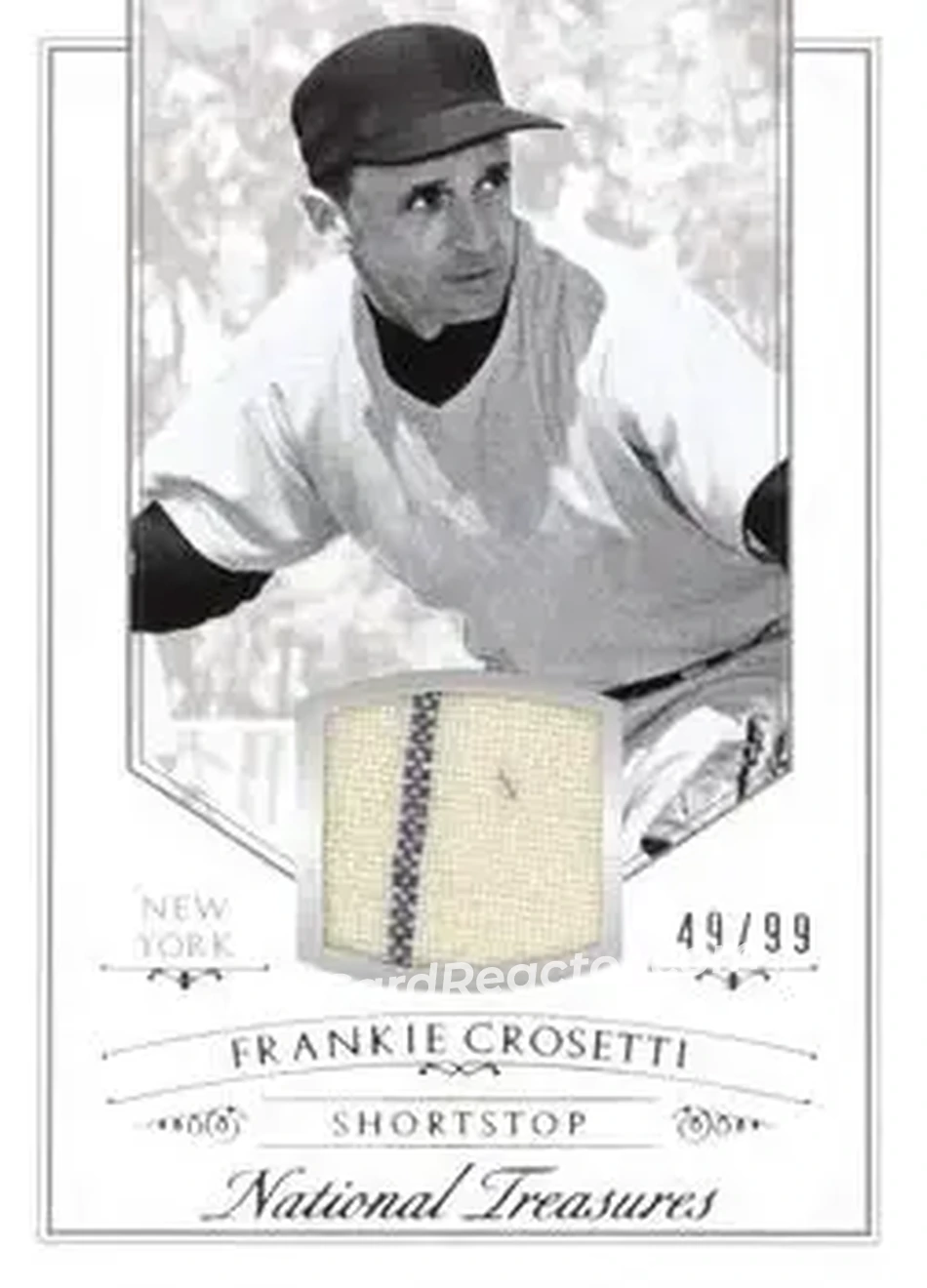 2015 Panini National Treasures #147 - Frankie Crosetti - New York Yankees - Front