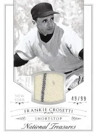 2015 Panini National Treasures #147 - Frankie Crosetti - New York Yankees