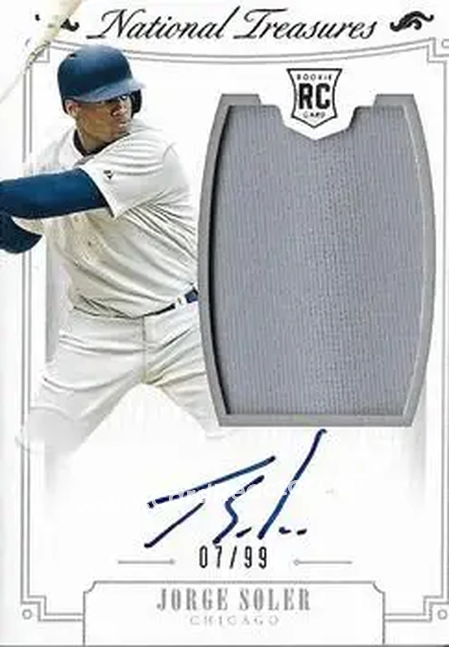 2015 Panini National Treasures #185 - Jorge Soler - Chicago Cubs - Front