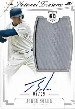 2015 Panini National Treasures #185 - Jorge Soler - Chicago Cubs