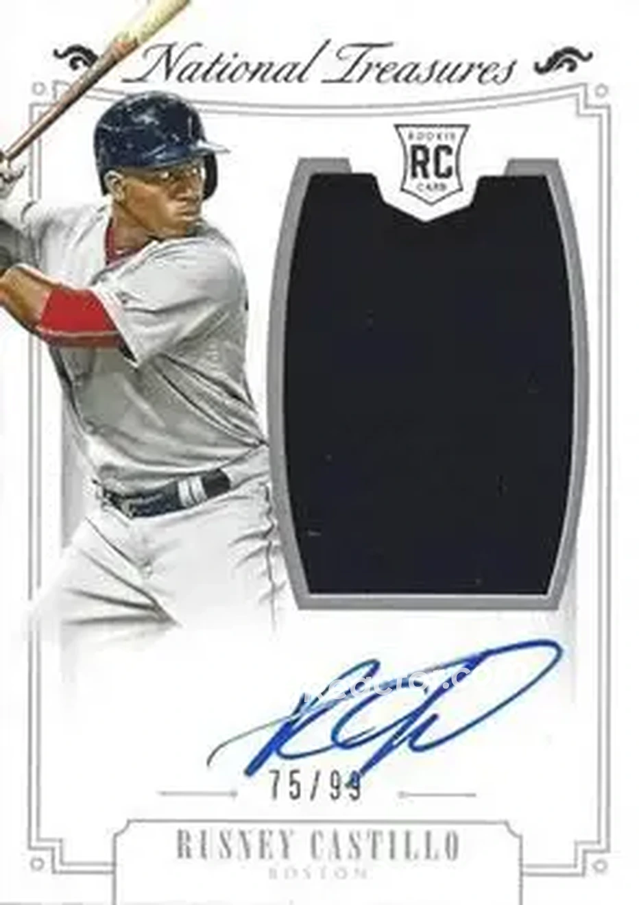 2015 Panini National Treasures #191 - Rusney Castillo - Boston Red Sox - Front
