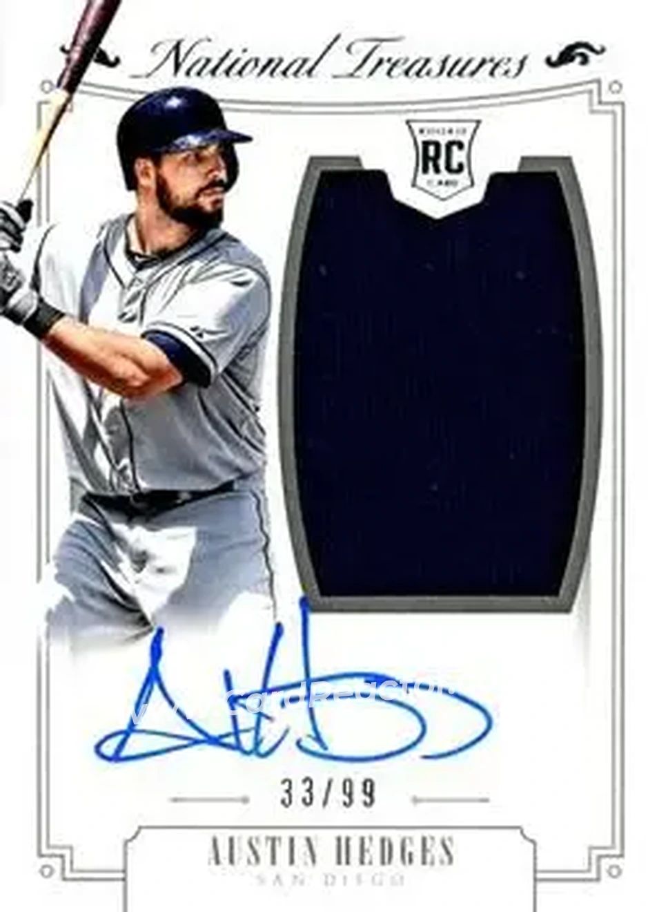 2015 Panini National Treasures #203 - Austin Hedges - San Diego Padres - Front