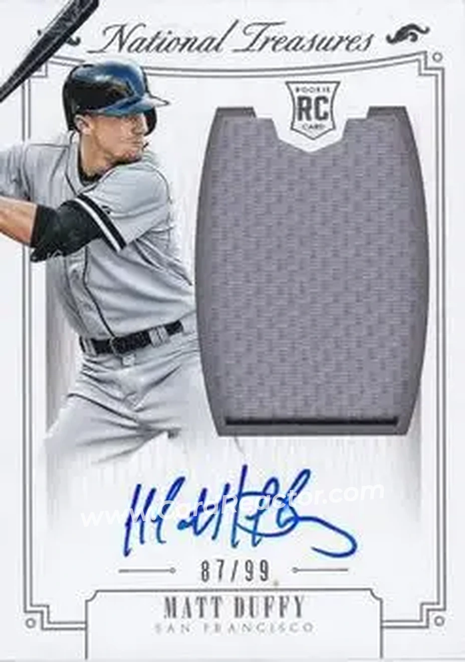 2015 Panini National Treasures #211 - Matt Duffy - San Francisco Giants - Front 2015 Panini National Treasures #211 - Matt Duffy - San Francisco Giants - Front
