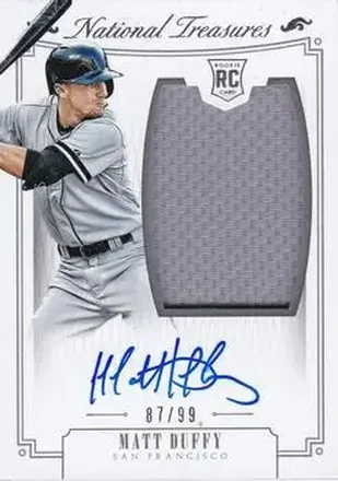 2015 Panini National Treasures #211 - Matt Duffy - San Francisco Giants