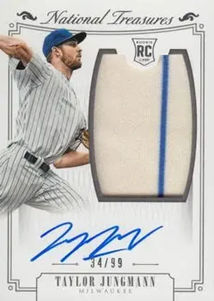 2015 Panini National Treasures #234 - Taylor Jungmann - Milwaukee Brewers