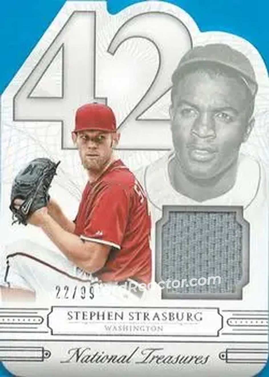 2015 Panini National Treasures - 42 Tribute #11 - Stephen Strasburg - Washington Nationals - Front
