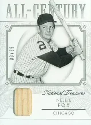 2015 Panini National Treasures - All-Century #17 - Nelson Fox - Chicago White Sox