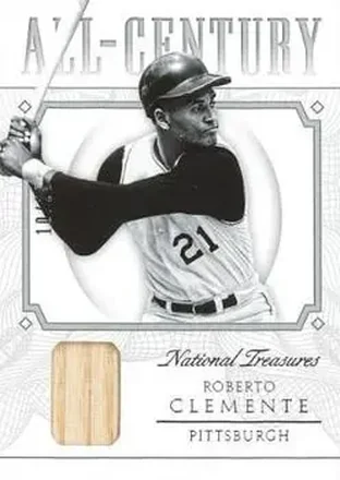 2015 Panini National Treasures - All-Century #18 - Bob Clemente - Pittsburgh Pirates