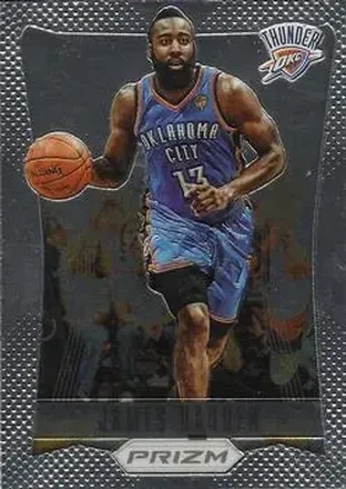 2012-13 Panini Prizm #95 - James Harden - Oklahoma City Thunder
