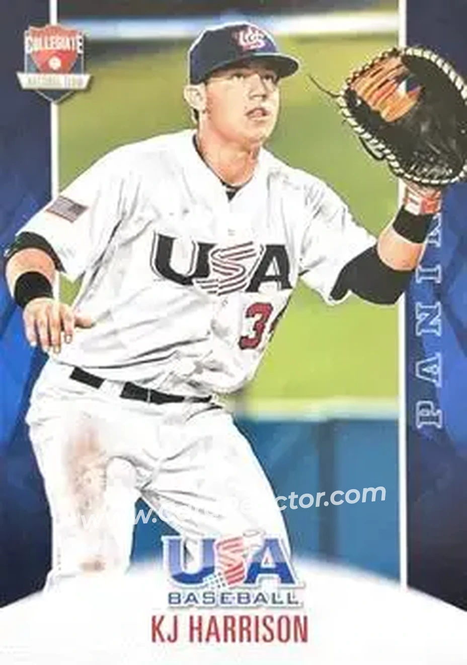 2015 Panini USA Baseball #12 - KJ Harrison - USA - Front