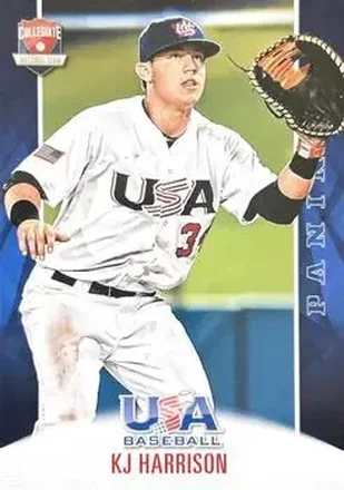 2015 Panini USA Baseball #12 - KJ Harrison - USA