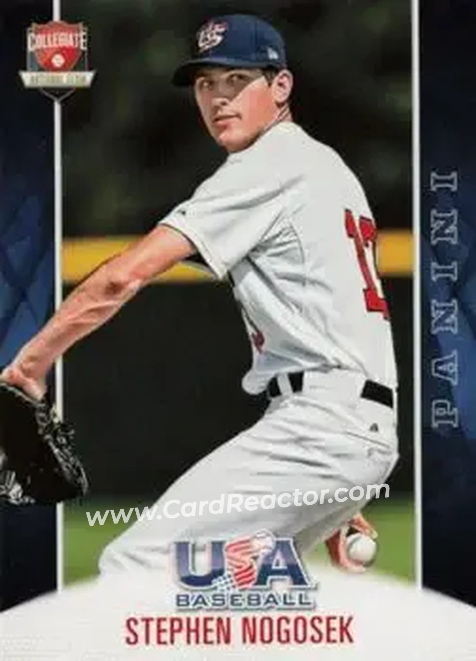 2015 Panini USA Baseball #20 - Stephen Nogosek - USA - Front
