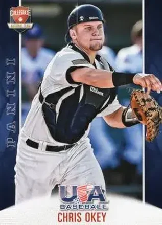 2015 Panini USA Baseball #21 - Chris Okey - USA