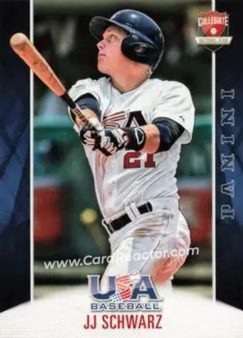 2015 Panini USA Baseball #24 - JJ Schwarz - USA - Front
