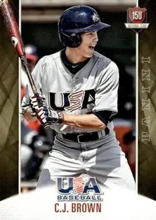 2015 Panini USA Baseball #52 - C.J. Brown - USA