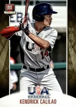 2015 Panini USA Baseball #53 - Kendrick Calilao - USA