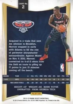 Back of Anthony Morrow