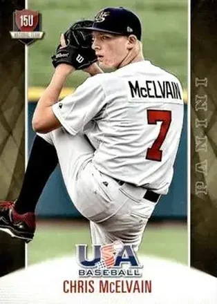 2015 Panini USA Baseball #63 - Chris McElvain - USA