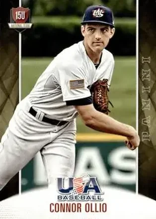 2015 Panini USA Baseball #65 - Connor Ollio - USA