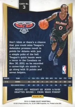 Back of Jeff Teague
