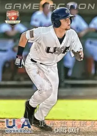 2015 Panini USA Baseball #74 - Chris Okey - USA