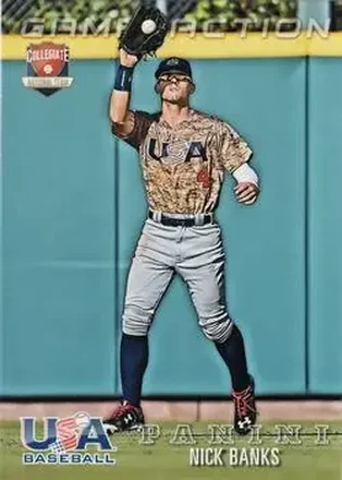 2015 Panini USA Baseball #78 - Nick Banks - USA