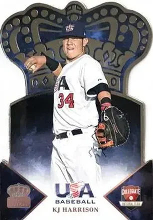 2015 Panini USA Baseball - Crown Royale #8 - KJ Harrison - USA