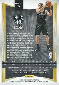 Back of Brook Lopez