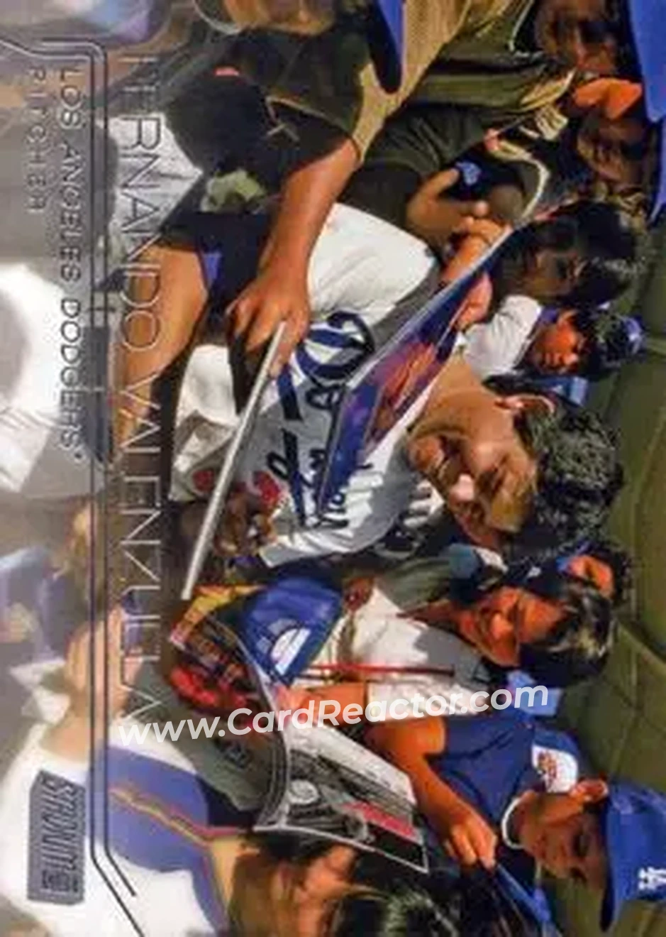 2015 Stadium Club #1 - Fernando Valenzuela - Los Angeles Dodgers - Front