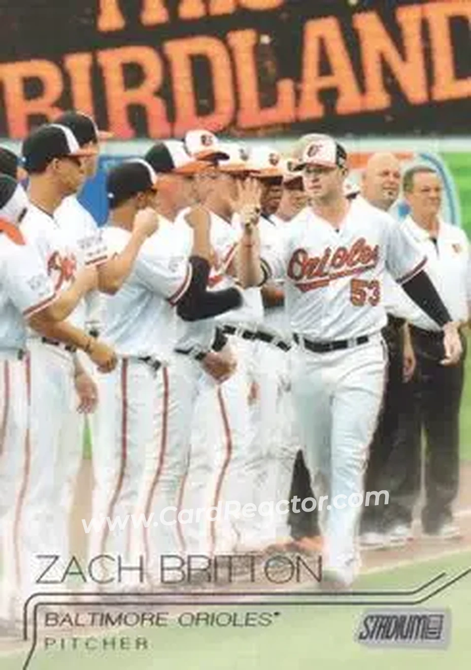 2015 Stadium Club #10 - Zack Britton - Baltimore Orioles - Front 2015 Stadium Club #10 - Zack Britton - Baltimore Orioles - Front