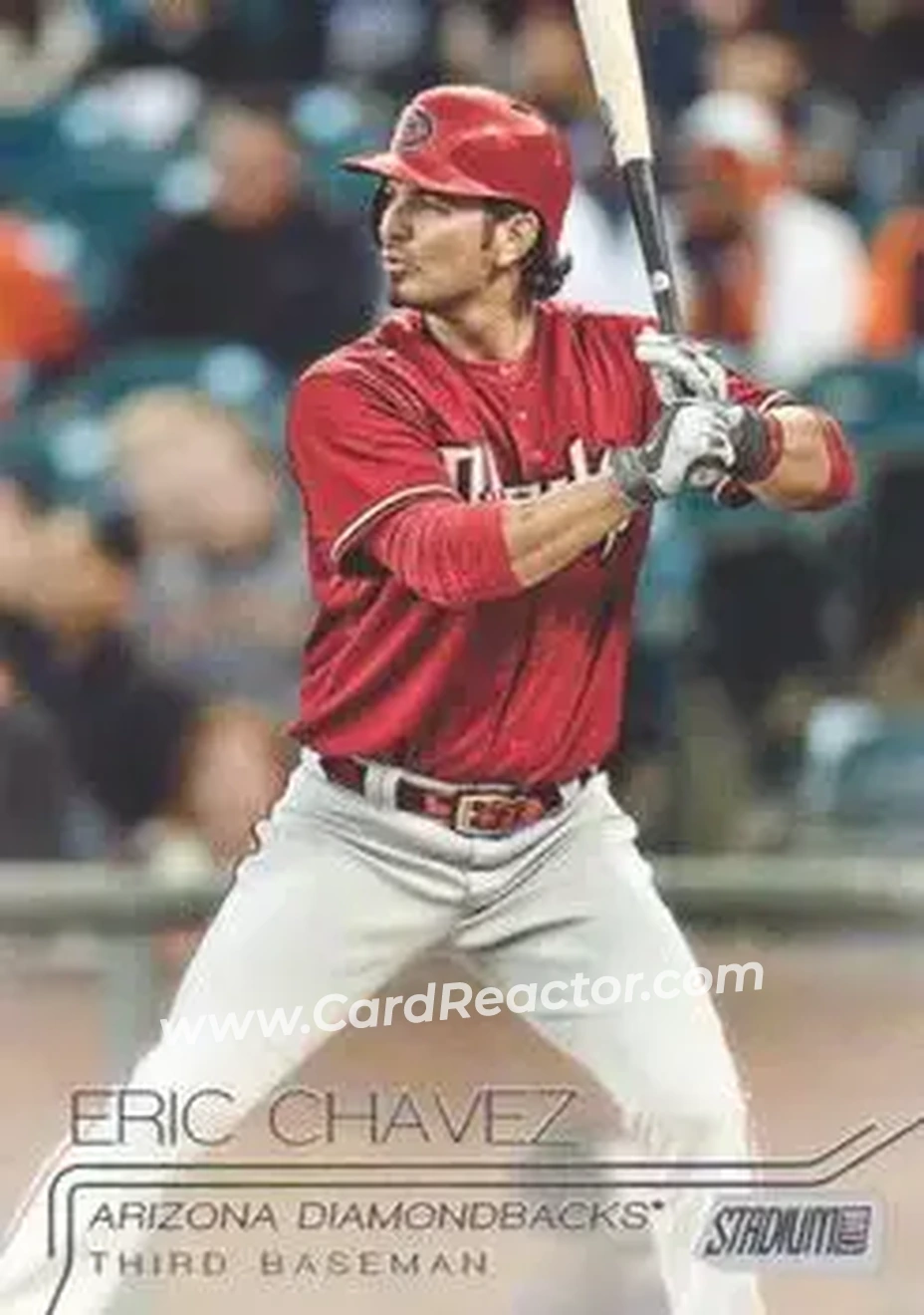2015 Stadium Club #20 - Eric Chavez - Arizona Diamondbacks - Front